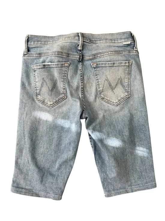 MOTHER Jean Shorts- Undone Hem Weekender in Wild Heart- 28- converted to shorts! - Picture 3 of 12